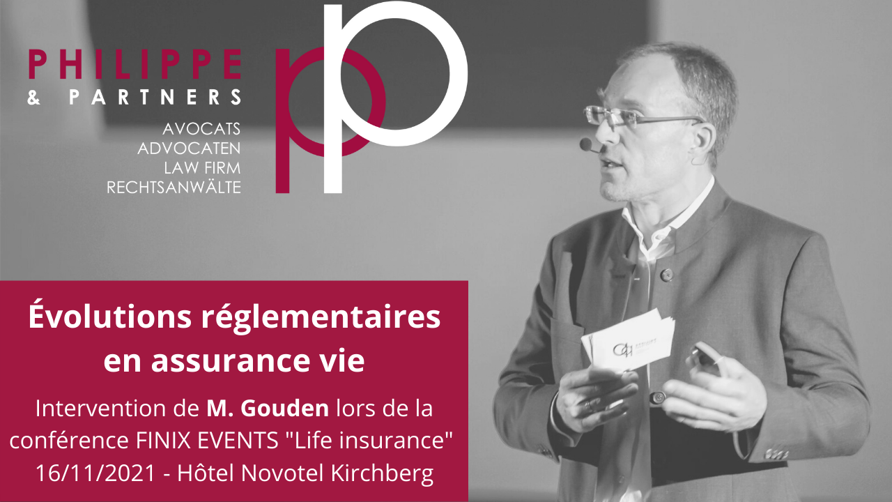 Finix Events Conférence FINIX EVENTS (16/11/2021) Assurance-vie luxembourgeoise ...